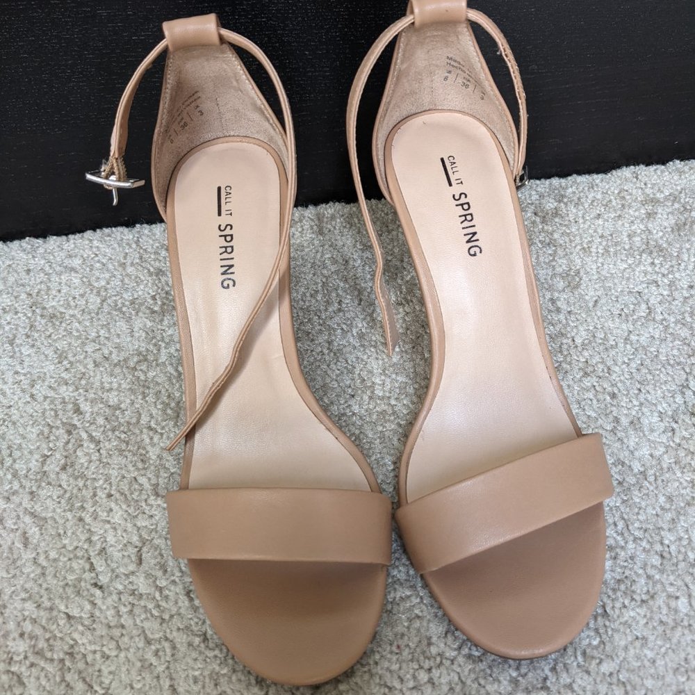❌SOLD❌ Call It Spring Nude Heels